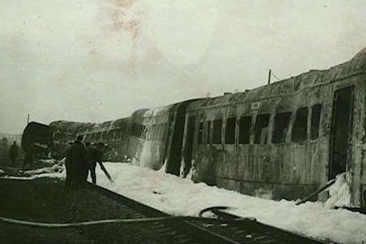 Žaslių stoties traukinio tragedija (ištrauka iš dokumentinio Kaišiadorių muziejaus filmo)  