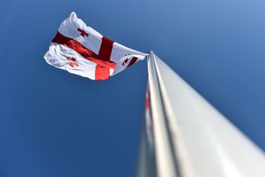Sakartvelo vėliava (nuotr. 123rf.com)
