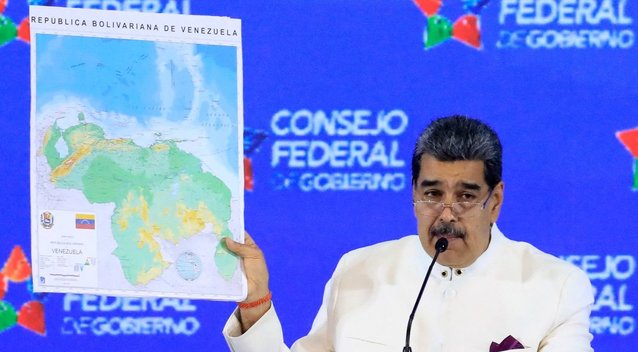 Brazilija susirūpinusi dėl Venesuelos ir Gajanos ginčo, prasidėjus jūrinėms pratyboms (nuotr. SCANPIX)