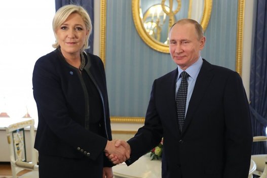 Marine Le Pen „išlaisvintų“ Prancūziją tiesiai į Rusijos įtakos zoną (nuotr. SCANPIX)