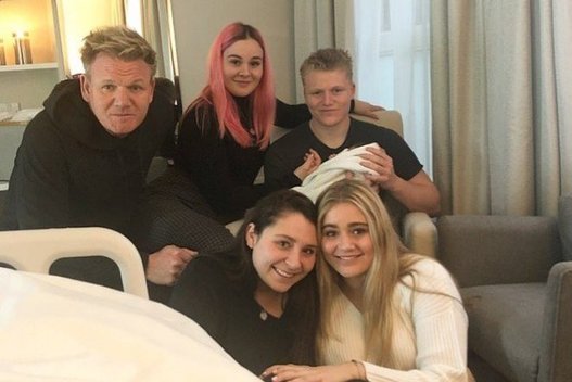 Instagram.com nuotr. / Gordonas Ramsay su šeima  