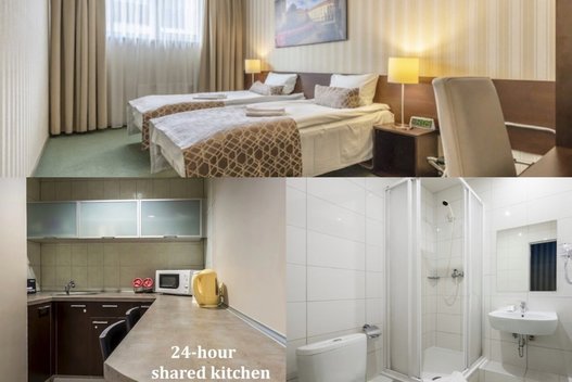 „Vilnius City Hotel“ siūlomas kambarys ilgalaikei nuomai    
