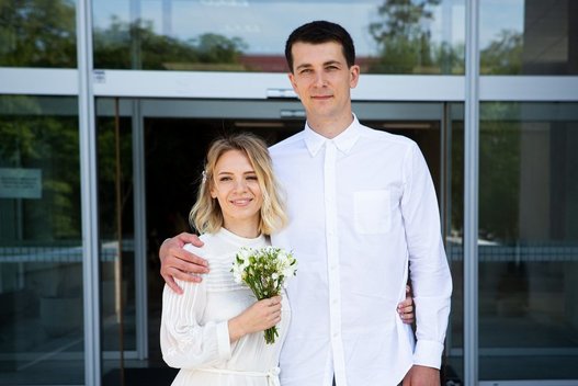 Simonas Storpirštis su žmona Indre (Greta Skaraitienė/Fotobankas)