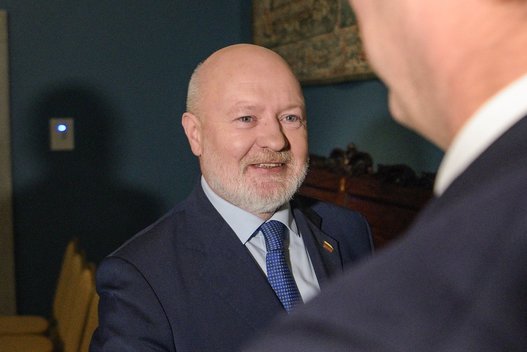 Diena po rinkimų - Lietuvos Respublikos liberalų sąjūdžio lyderis Eugenijus Gentvilas (Fotodiena/Arnas Strumila)  