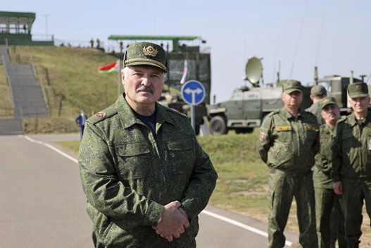 Aleksandras Lukašenka, Zapad 2021 (nuotr. SCANPIX)