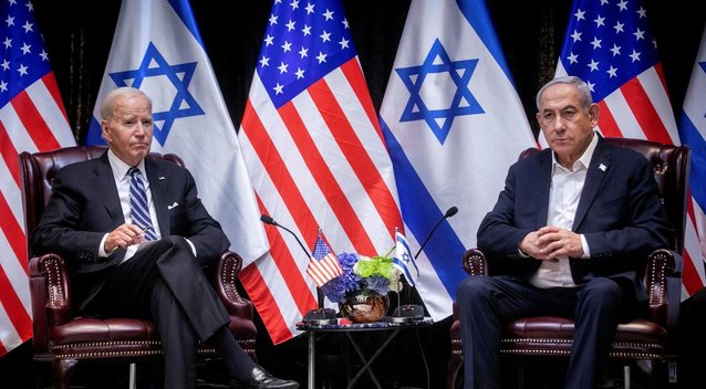 Bidenas, Netanyahu (nuotr. SCANPIX)