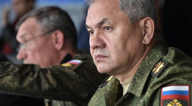 Rusijos gynybos ministras Sergejus Šoigu  (nuotr. SCANPIX)