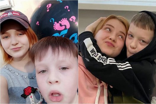 Daša Sudnišnikova (13) ir jos vaikinas Ivanas (10) netrukus taps tėvais (nuotr. Instagram)
