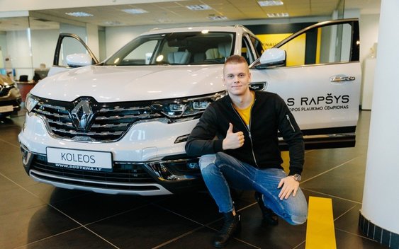 Geriausiam Lietuvos sportininkui Danui Rapšiui įteiktas prabangusis SUV „Renault Koleos“