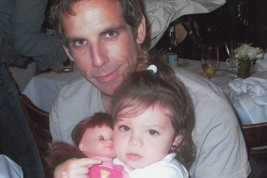 Benas Stilleris su dukra Ella Olivia Stiller (nuotr. Vida Press)
