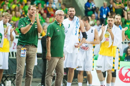 Eurobasket 2015: Lietuva - Ukraina (nuotr. Fotodiena.lt/Edvardo Blaževičiaus)