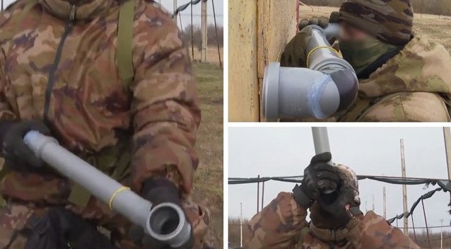 „NATO jau panikoje“: rusai parodė naujausią karinį išradimą – „žvalgo vamzdį“ (nuotr. YouTube)