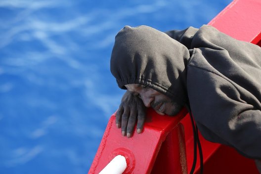 Į Europą bandantys patekti pabėgėliai (nuotr. SCANPIX)