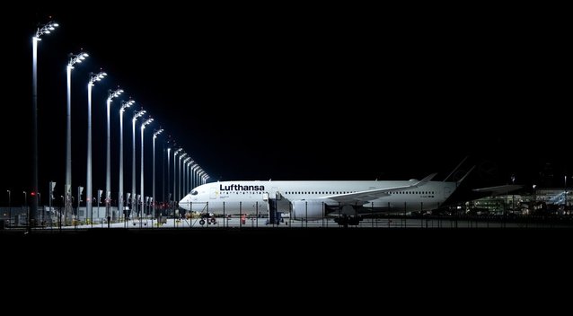 Frankfurto ir Miuncheno oro uostuose prasideda 27 valandų trukmės antžeminių tarnybų personalo streikas (nuotr. SCANPIX)
