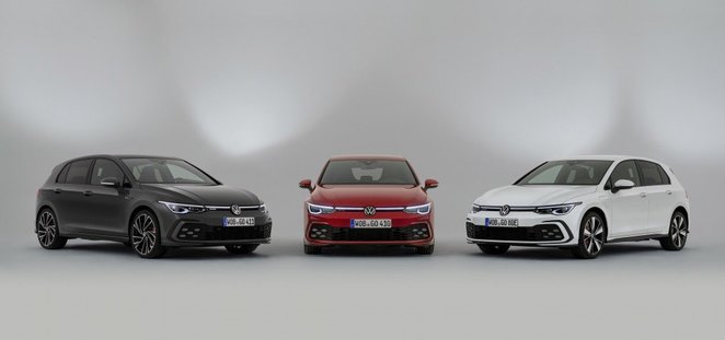 „Volkswagen“ pristato naujos kartos „Golf GTI“, „Golf GTD“ ir „Golf GTE“