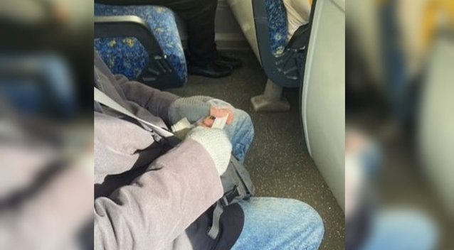 Moteris pasišlykštėjo vyro elgesiu traukinyje: „Noriu nusiprausti visą kūną“ (nuotr. facebook.com)