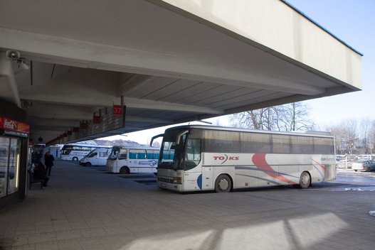 Autobusų stotis, autobusas (nuotr. Tv3.lt/Ruslano Kondratjevo)