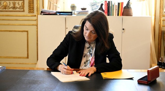 Švedijos užsienio reikalų ministrė Ann Linde (nuotr. SCANPIX)  