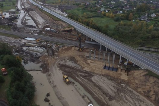 Magistralės Via Baltica rekonstrukcijos darbai  