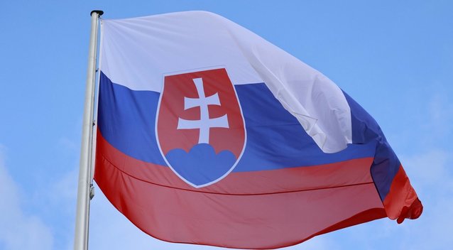 Slovakijos vėliava (nuotr. SCANPIX)