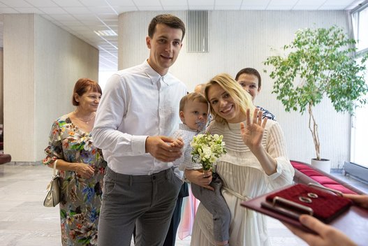 Simonas Storpirštis vedė mylimąją Indrę (Greta Skaraitienė/Fotobankas)
