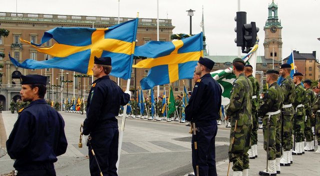 Švedijos kariai (nuotr. SCANPIX)
