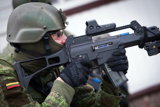 NATO specialiųjų operacijų karių pratybų „Kobra 13“ pratybų akimirkos. Aut. Ieva Budzeikaitė (nuotr. kam.lt / Ieva Budzeikaitė)