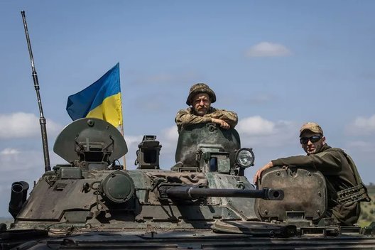 Ukrainos kariai (nuotr. Twitter)