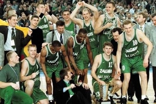 Žalgiriečiai 1999 m. nustebino visą Europą (nuotr. Euroleague Basketball)