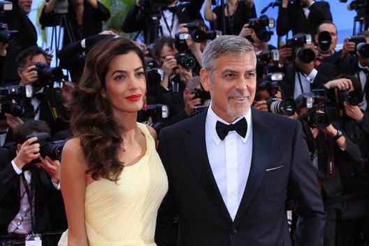 Amal ir George Clooney (nuotr. SCANPIX)