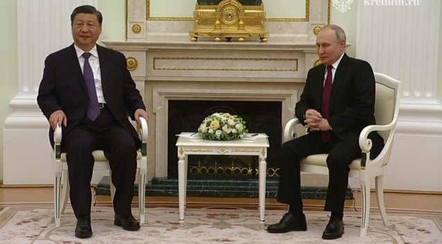 Susitiko Putinas ir Xi Jinpingas: vienas kitą vadino „mielu draugu“ (nuotr. Gamintojo)