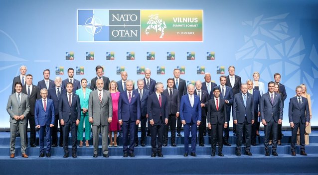 Vilniuje vyksta NATO viršūnių susitikimas (Paulius Peleckis/ BNS nuotr.)