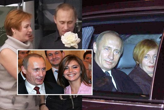 Putinas ir jo moterys (nuotr. SCANPIX) tv3.lt fotomontažas