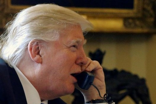 Donaldas Trumpas ir Vladimiras Putinas pasikalbėjo telefonu (nuotr. SCANPIX)