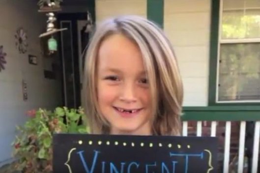 Septynių metų Vinny Desautels (nuotr. YouTube)