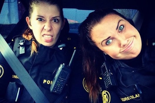 Reikjaviko policija (nuotr. Instagram)