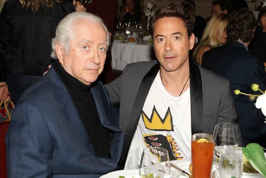 Robert Downey vyresnysis su sūnumi (nuotr. Vida Press)