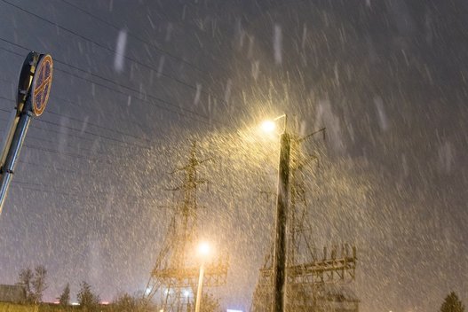 Sniegas Vilniuje (nuotr. Broniaus Jablonsko)