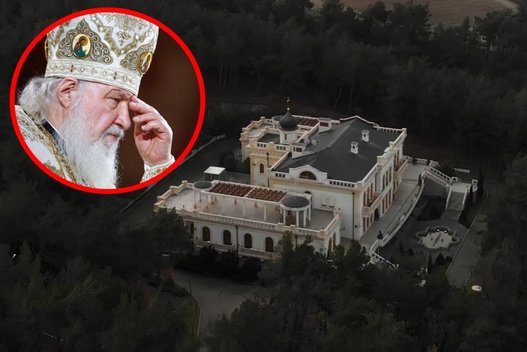 Aptiko Rusijos bažnyčios patriarcho Kirilo poilsiavietę: prabanga nenusileidžia „Putino rūmams“ (nuotr. SCANPIX) tv3.lt fotomontažas