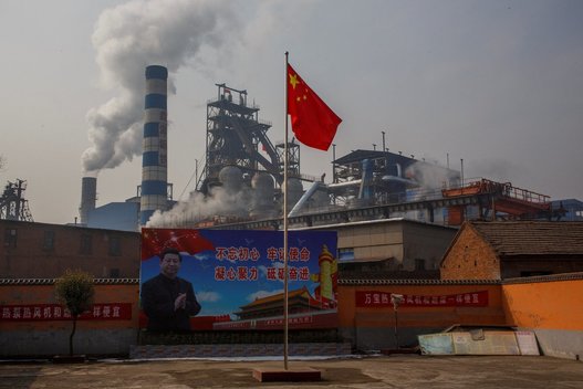 Plieno gamykla Kinijoje (nuotr. SCANPIX)