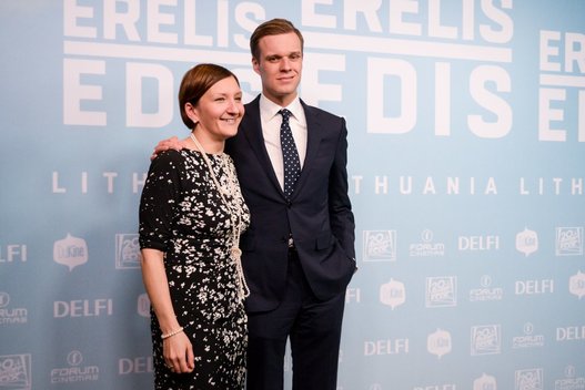 Gabrielius Landsbergis su žmona Austėja Landsbergiene (nuotr. Fotodiena.lt)