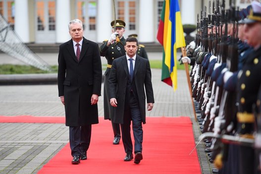 Ukrainos ir Lietuvos prezidentų susitikimas Lietuvoje (nuotr. Fotodiena/Matas Baranauskas)  