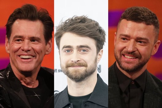 Jim Carrey, Daniel Radcliffe, Justin Timberlake (nuotr. SCANPIX)