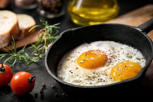 Kepti kiaušiniai  (nuotr. Shutterstock.com)
