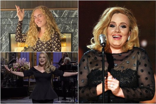 Adele triumfuodama grįžo į eterį vesti JAV šeštadienio vakaro TV laidos  (nuotr. Instagram)