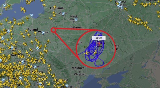 Virš Lenkijos teritorijos, Baltarusijos pasienyje ratus suka trys NATO žvalgybiniai lėktuvai (nuotr. Gamintojo)