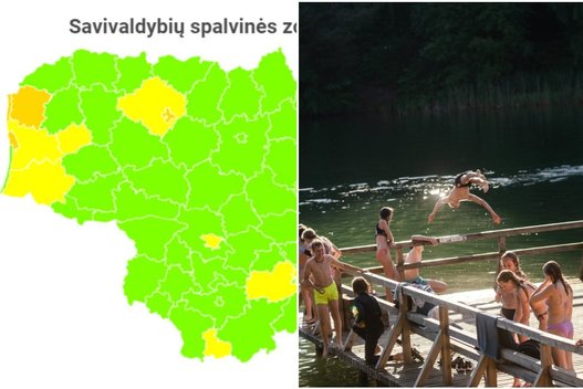 Oficialu: Lietuva grįžta į „geltonąją“ epidemiologinę zoną  