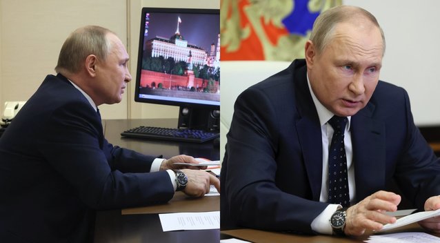 Putino išvaizda ir toliau kelia klausimų: nesėkmės atsiliepė jo sveikatai  (nuotr. SCANPIX)