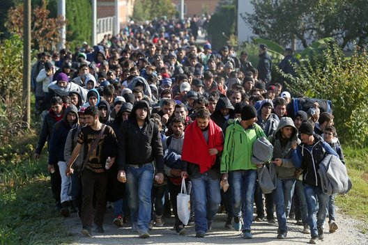 Pabėgėliai Europoje (nuotr. SCANPIX)