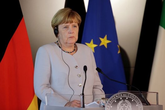 Angelos Merkel partija patyrė žeminantį pralaimėjimą Vokietijoje (nuotr. SCANPIX)